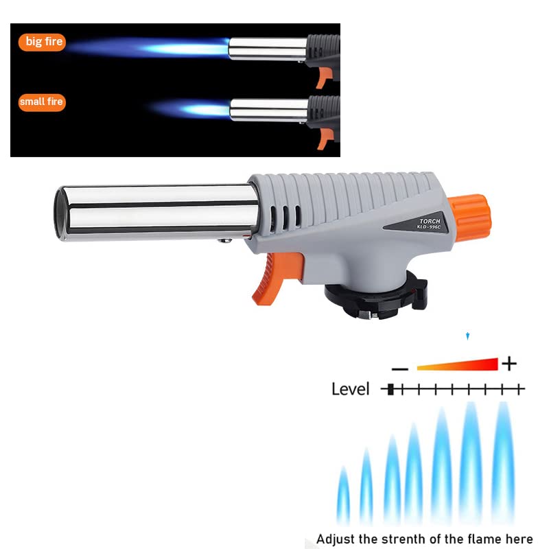 Butane Torch Kitchen Blow Lighter, 360 Degree Reverse Professional Chef