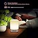 LIGHTSTORY LED Bedside Lamp Music Lamp, Bluetooth 2.1, Micro SD Support, FM Radio, Color Changing Touch Table Lamp with Night Light, Small Portable Bluetooth Night Light Speaker Warm White