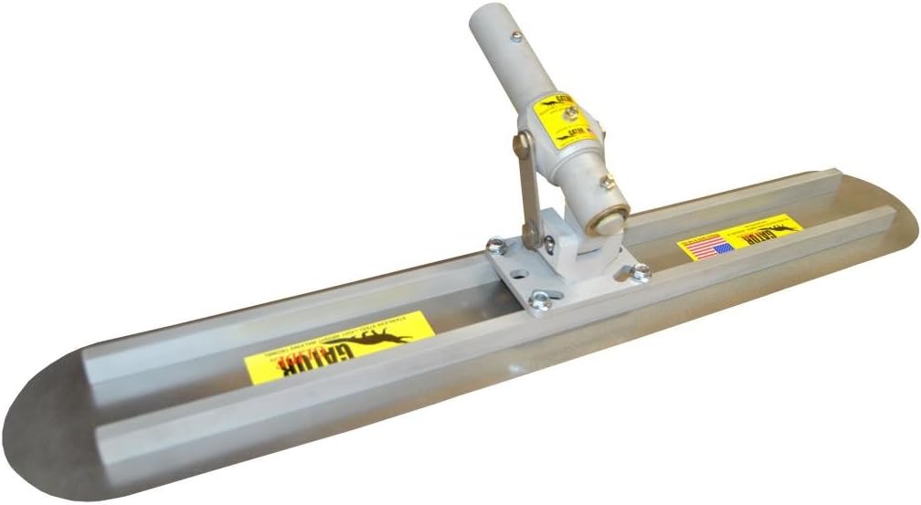 Gator Tool Concrete Walking (Fresno) Trowel Round End 48" (w/Gatorglide Head)