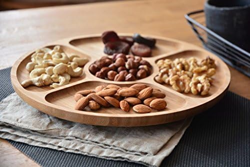 Bambum Victoria - 28 cm Lazy Susan, Service and Breakfast Bamboo Plate