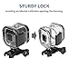 Nechkitter 60m Dive Protective Housing Case for GoPro Hero 5 Session Hero 4 Session Hero Session, High Transmission Waterproof Housing Case