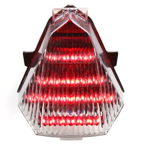 2008-2016 Yamaha YZF R6 Integrated Sequential LED Tail Lights Clear