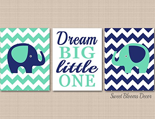 navy elephant nursery decor