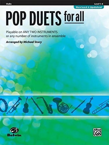 Pop Duets for All: Violin: Playable on Any Two Instruments or Any Number of Instruments in Ensemble