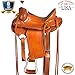 HILASON 15″ Western Big King Wade Ranch Cowboy Trail Roping Saddle Beigethumb 1