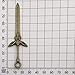 iloveDIYbeads 12pcs Craft Supplies Double Side Metal Weapon Sword Spear Lance Knife Charms Pendants for Crafting, Jewelry Findings Making Accessory for DIY Necklace Bracelet M189