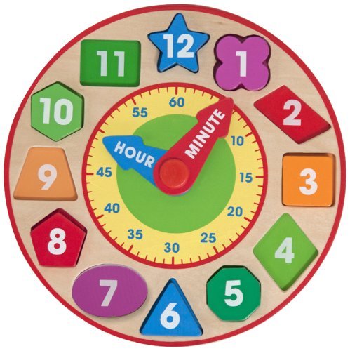 melissa & doug shape sorting clock