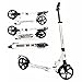 EXOOTER M1350WT 8XL Adult Cruiser Kick Scooter With Suspension Shocks In White.
