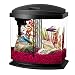 Aqueon LED Bettabow Aquarium Starter Kits with LED Lighting, 2.5 Gallon Betta, Black