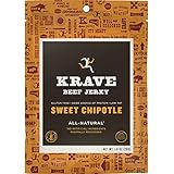 KRAVE Beef Jerky, Sweet Chipotle, 1 Ounce (Pack of 12)
