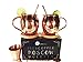 8 Piece Moscow Mule Set 100 Percent Copper Includes 2 16 fl oz Mugs, 2 Straws, 2 Coasters, Jigger, Stirrer for Cocktails Drink Making Mixing Bartending