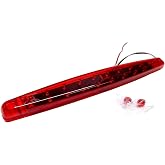 L03-0057 RV Trailer 12" Oval Red LED Stop Turn Tail Light Surface Mount 20 Diode - for Kaper II Trailer &amp; Camper Parts L03-0055 - Trailer LED Stop/Turn/Tail Light - Includes Screw Covers