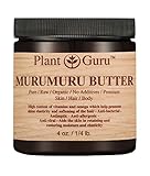 Murumuru Body Butter 4 oz. 100% Pure Raw Fresh Natural Cold Pressed. Skin Body and Hair Moisturizer, DIY Creams, Balms, Lotions, Soaps.
