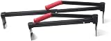 IVhomeshop 2 Pcs Adjustable Brick Tongs D Type Brick Holder 16-29in view 3