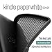 Goaeos Kindle Case Soft Silicon Skin Cover for Amazon Kindle Paperwhite 1/2/3 E-Book Auto Sleep/Wakeup Dispel Shell-Black&Dark Blue