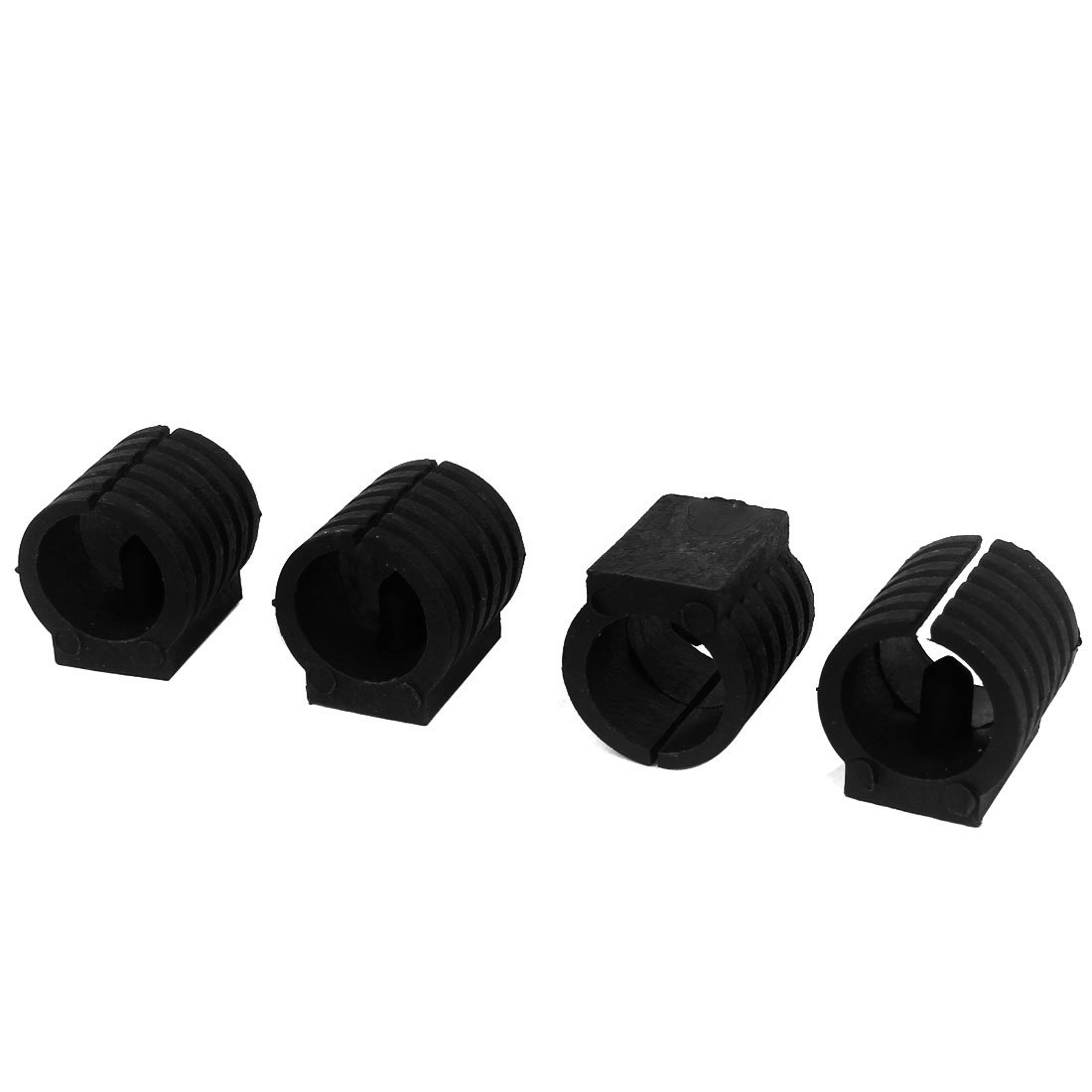 Sourcingmap Breuer Chair Tube Pipe Foot Glides U-Shape Plastic Caps 16mm Dia 4Pcs