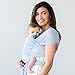 LÍLLÉbaby Tie The Knot Wrap II Ergonomic Baby Carrier Wrap for Infants Babies Toddlers, Powder Blue