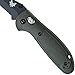 Benchmade - Mini Griptilian 557 Knife, Serrated Tanto, Coated Finish, Olive Handle