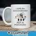 Funny Accounting Mug - I'm an Accountant not a Magician Coffee & Teacup - 11oz Ceramic Accountants Cup - Great Unique Gift Idea For Auditors, Financial Advisors, CPA's, Siblings, Friends, Him or Her