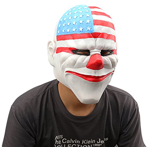 Monstleo Halloween Costume Masquerade Party Latex Adult Head Flag Mask.