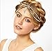 1PC Vintage Deco 20s Flapper Ivory Pearl Headband Great Gatsby Wedding Head Chain