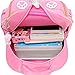 Hyundly Cat Face Waterproof School Backpack for Girls Book Bag(Large, pink)