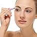 Care Excellency Eyebrow Tweezers Set Includes Slant Tweezers, Ingrown Hair Tweezers, Zippered Carrying Pouch and eBook, 4-Piece