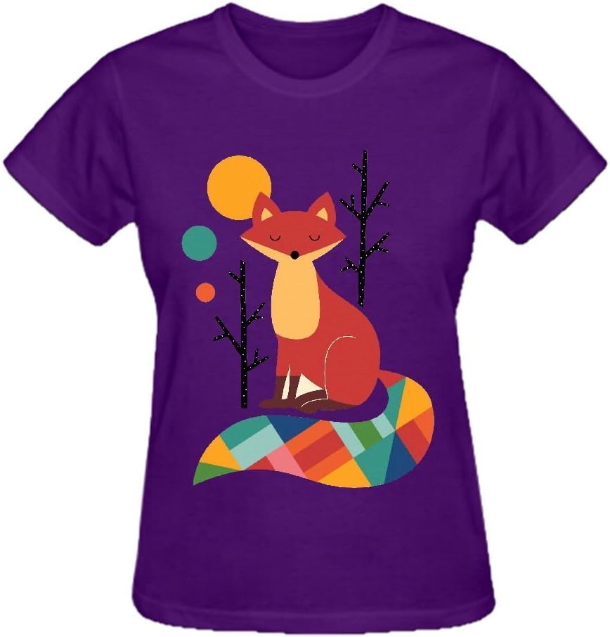 Charles Cheek Rainbow Fox (2) Women's Design O Neck T Shirts