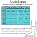 SocksLane Cotton Compression Socks for Women & Men. 15-20 mmHg Support Knee-High