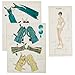 Simplicity Vintage 1960's Fashion Dress Up Paper Doll, 8.3'' H, 8pc