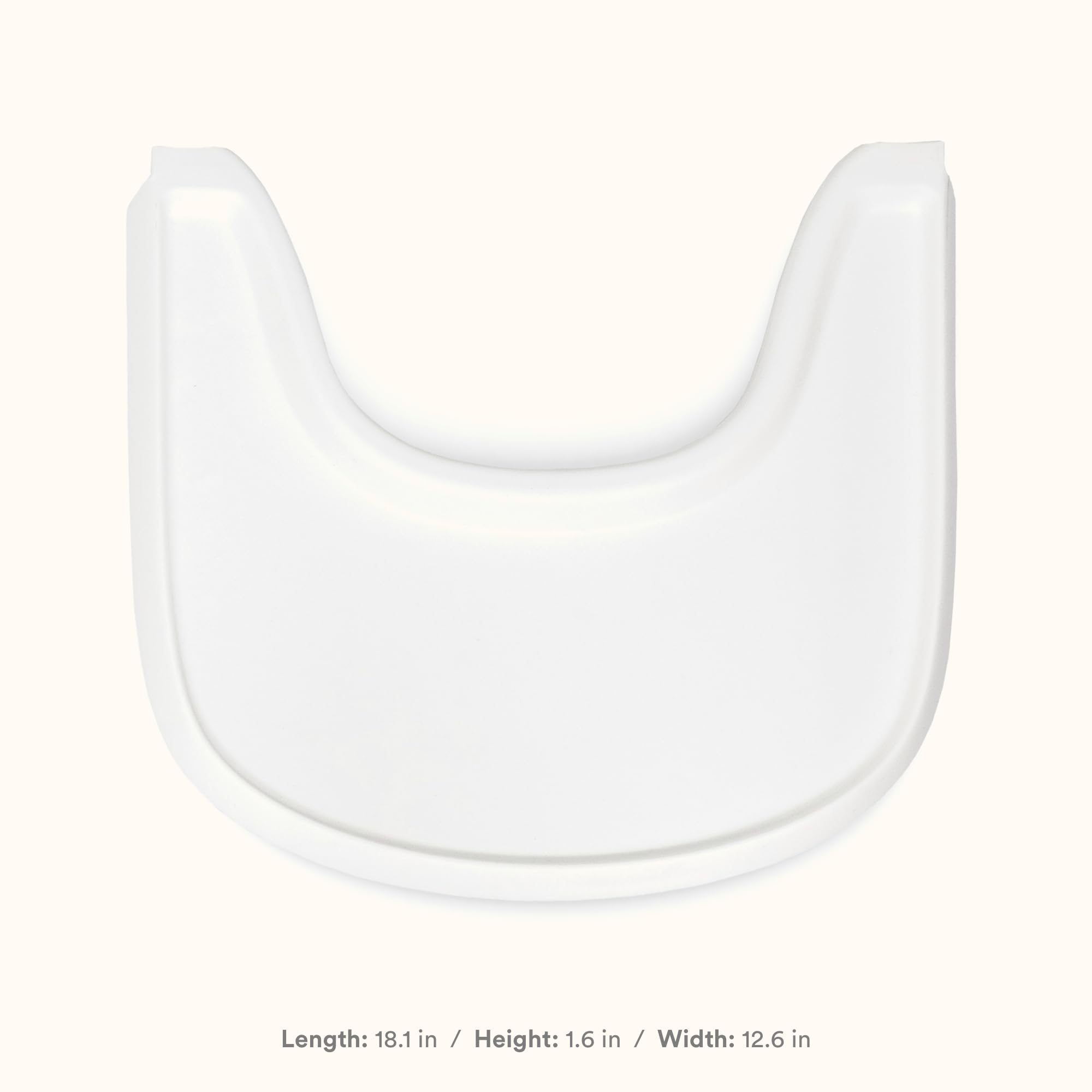 Stokke Tray, White - Designed Exclusively for Tripp Trapp Chair + Tripp Trapp Baby Set - Convenient to Use and Clean - Made with BPA-Free Plastic - Suitable for Toddlers 6-36 Months