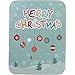 Christmas Holiday Gift Card Tin Holder Boxes 6 Pack Winter Design Gift Cards Box Money Storage Container Holders with Lids by Gift Boutique