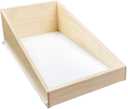 Amazon Com Slanted Sliding Cabinet Drawer Pull Out Shelf For