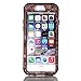 iPhone 6s Case, CexCob High Impact Camouflage Tree Skin 3 in 1 Hybrid Shockproof Full Body Protective Armor Combo Defender Cover Case Compatible for Apple iPhone 6s / 6, Black