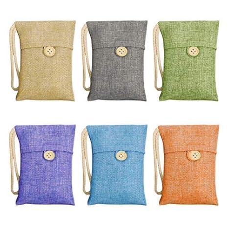 Carry stone Farbe Zufällig 100g Haushalt Luftreinigungsbeutel Doubel Schicht Vliesstoffe Bambuskohle Luftreiniger Geruch Abso