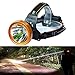 Odear Headlamp LED 3 Modes Headlight Powered Helmet Light with Rechargeable Batteries for Outdoor Hiking Camping Riding Fishing Hunting