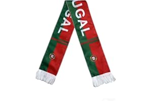 2026 World Cup Portugal Fan Scarf – National Team Soccer Supporter Scarf with Portuguese Flag and Emblem