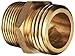 Moon 358-1061021 Brass Fire Hose Adapter, Nipple, 1