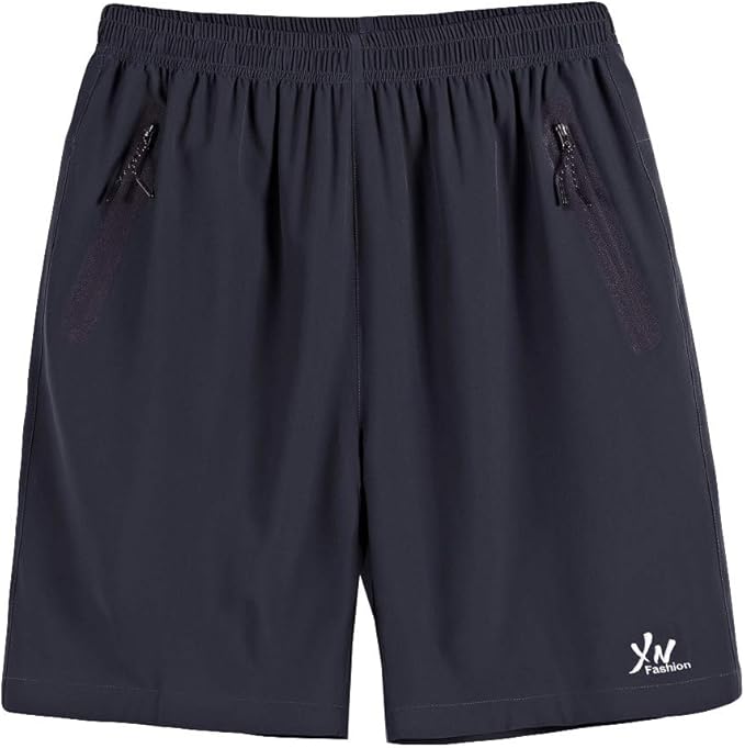 MOTOCO Large Size Men's Professional Cotton Rugby Shorts Pockets Quick