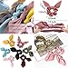 30 Pcs Hair Scrunchies - 10pcs Velvet Scrunchies for Hair, 10pcs Satin Scrunchies with Bow, 10pcs Spiral Coil Hair Ties, Good Idea for Any Occasions, Daily Wear, Parties, Sports & Bath for Girls Women