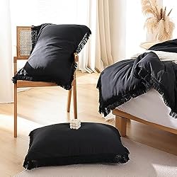 Smoofy Black Comforter Set Full Size 3 Pcs Boho