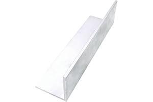 CNQLIS 12" Aluminum Angle Stock, 3"x3"x 1/4" Aluminum Angle Iron, 6061 Aluminum, 1/4" Thick 1PCS
