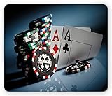 Lunarable Poker Tournament Mouse Pad, Gambling