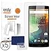 ORZLY® - 5 in 1 Screen Protector Pack for OnePlus 2 - Multi-Pack of 5 Transparent Screen Protectors for the ONE PLUS TWO SmartPhone (2015 Model/Dual SIM Version)