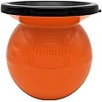 Mudjug Orange Classic Travel Spittoon - Portable Spit Jug with Deep Funnel, Spill Resistant, Weighted Bottom for Enhanced Stability, Leak-Proof Design, Easy to Carry On-The-Go, Perfect for Dippers