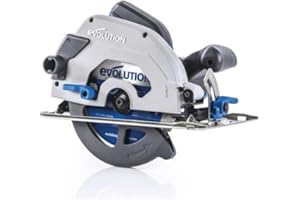 Evolution S185CCSL | 7.25” Metal Cutting Circular Saw | Cuts Steel & More | 7-1/4” TCT Blade Included | 45° Bevel Cuts | Dry-Cut | 15A Corded Power | Accurate, Powerful, Reliable