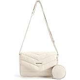 BAGSMART Crossbody Bags for Women, Quilted Puffer Shoulder Bag, Handbag Small Purses for women