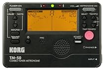 Korg TM50BK Instrument Tuner and Metronome, Black
