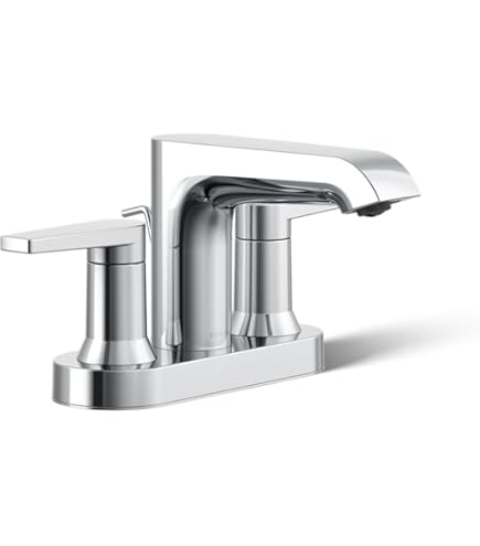 Kohler 27390-4K-CP SIMPLICE® Widespread bathroom sink faucet