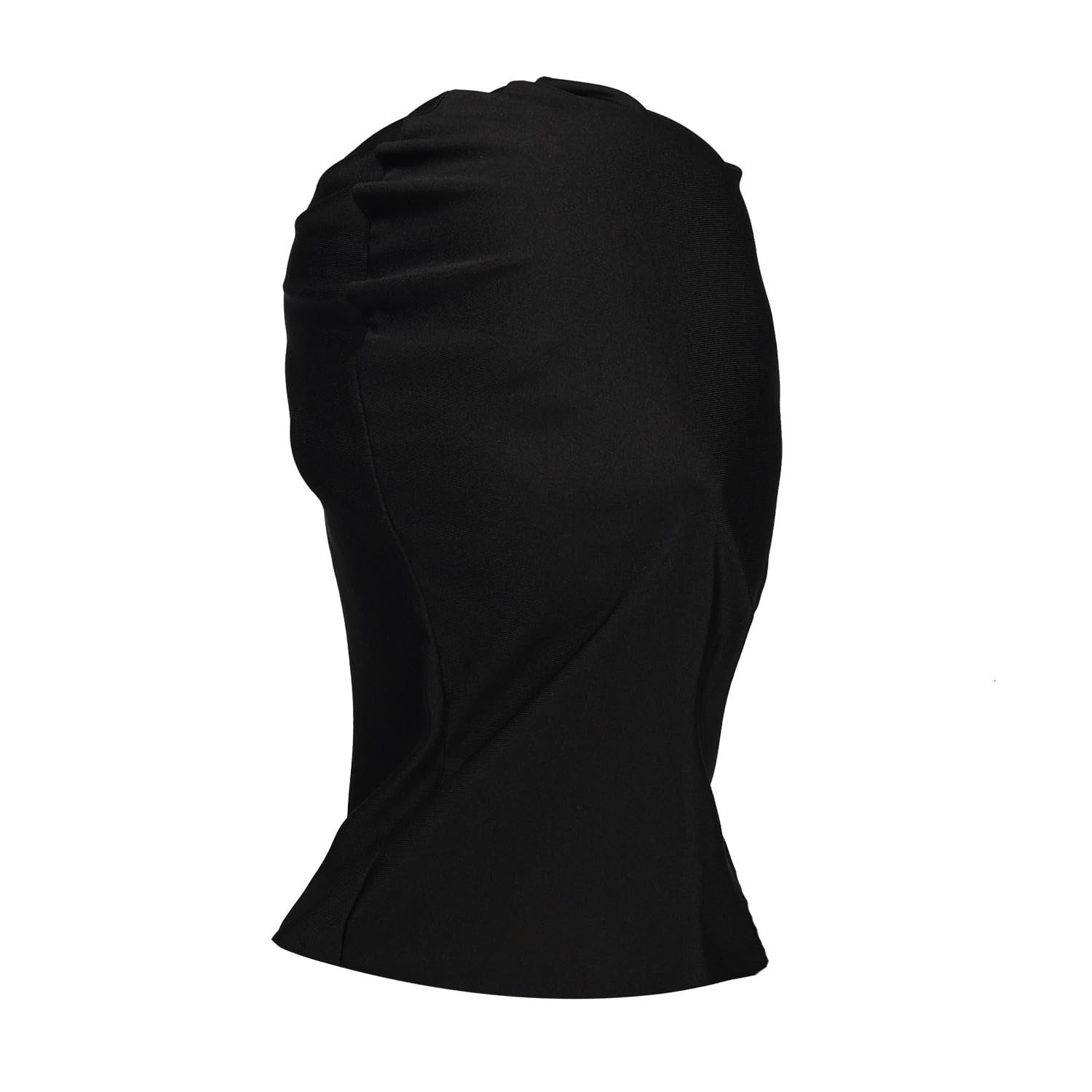 AOVNA Black Full Face Mask Halloween Dress Up Mask Elastic Full Face Mask for Cosplay Halloween Party Role-playing